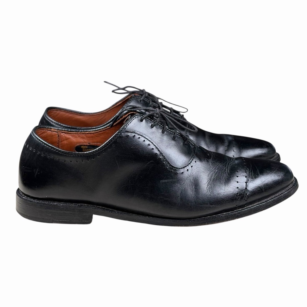 Allen Edmonds 8808 Vernon Black Leather Oxford Dress Shoes Men's Size 9.5 D